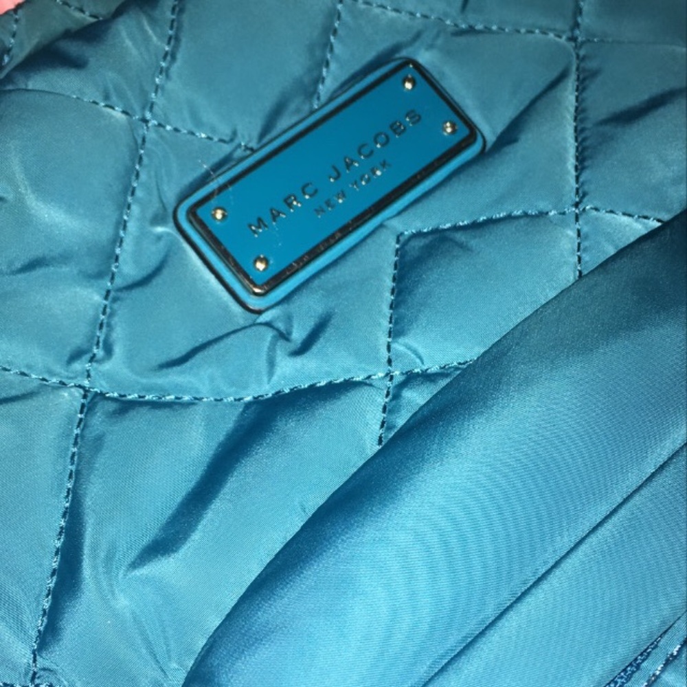 Marc Jacobs Quilted Nylon school backpack BLUE
